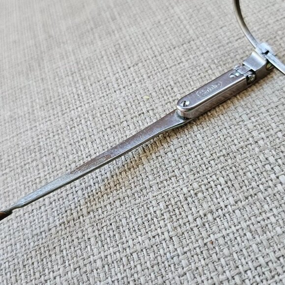 Vintage Men Eyeglasses/Glasses Frame Safilo Silver Tone Men Sunglasses Frame - Picture 7 of 11